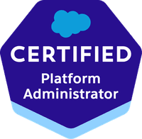 Salesforce Certified Platform Administrator badge